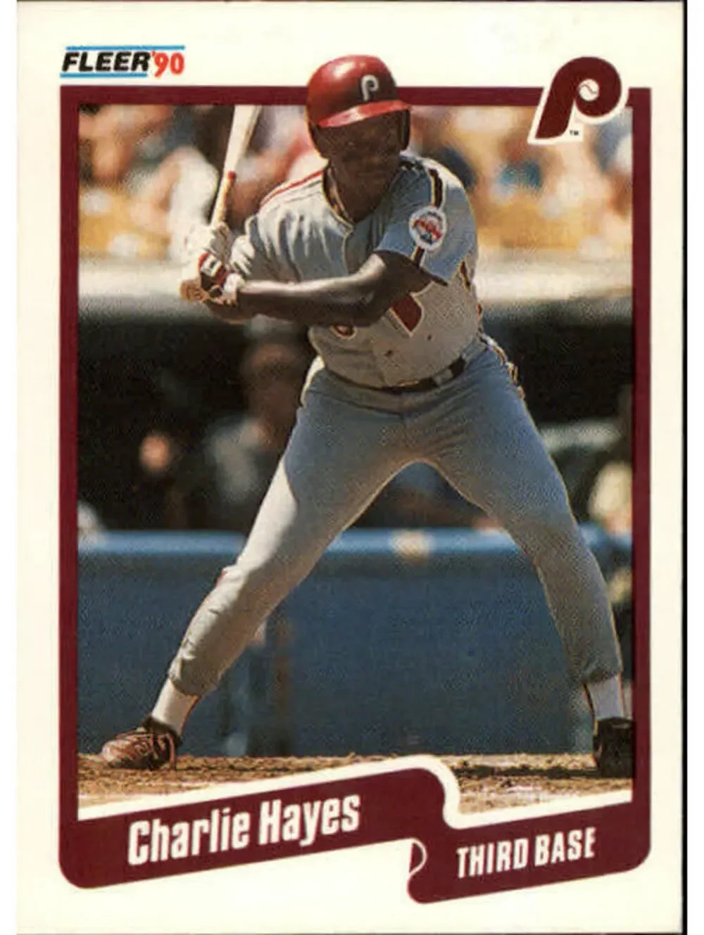 1990 Charlie Hayes Fleer Baseball Card #558